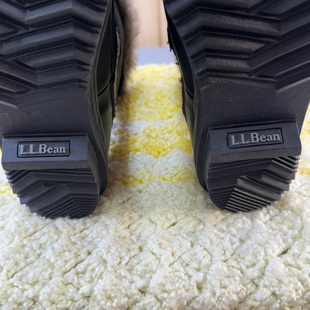 LL Bean Rangeley Pac Boot Mid Waterproof Insulated Black Winter Boots Women 6 - Picture 16 of 16